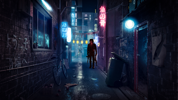 Темный переулок Cyberpunk 2077