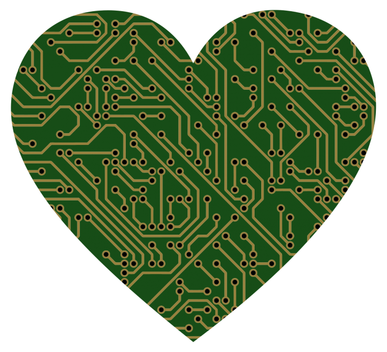 Электронная схема печатной платы