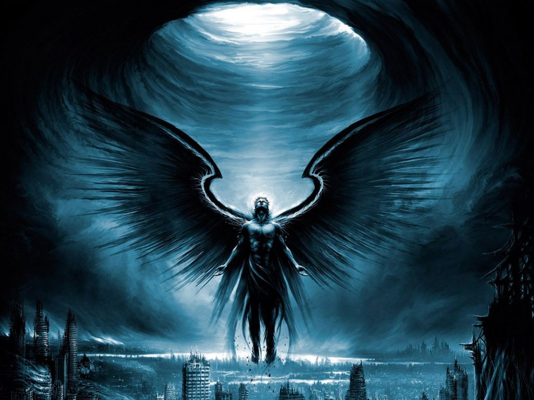 Чёрный ангел мужчина