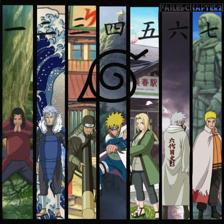 Семь Хокаге из Наруто