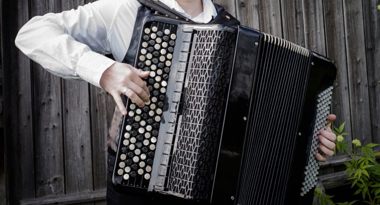 Игра на баяне