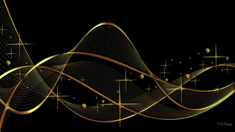 Черный фон с линиями