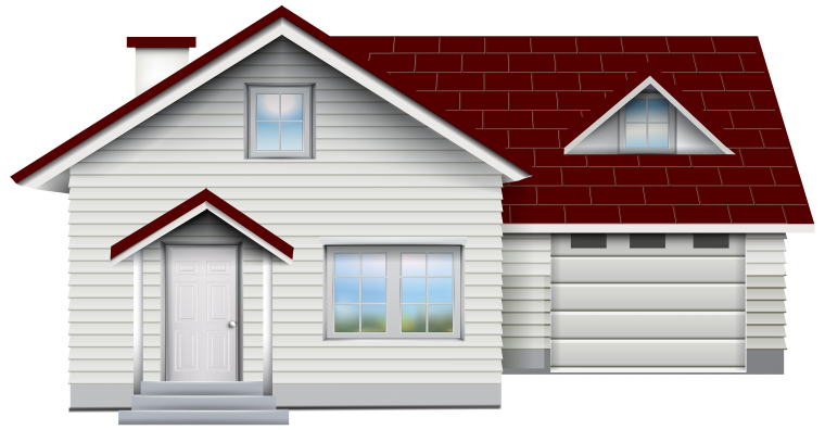 Дом на прозрачном фоне