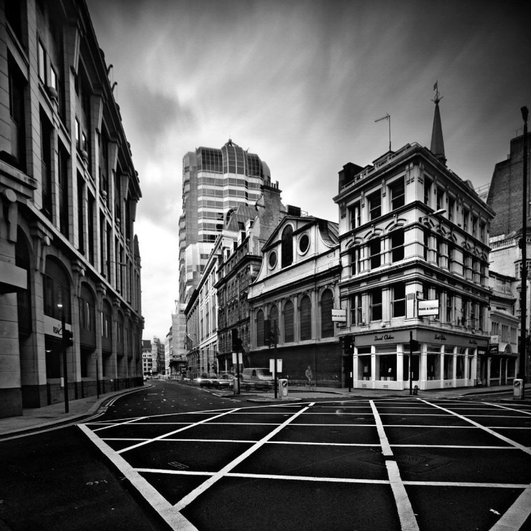 Городской пейзаж чб