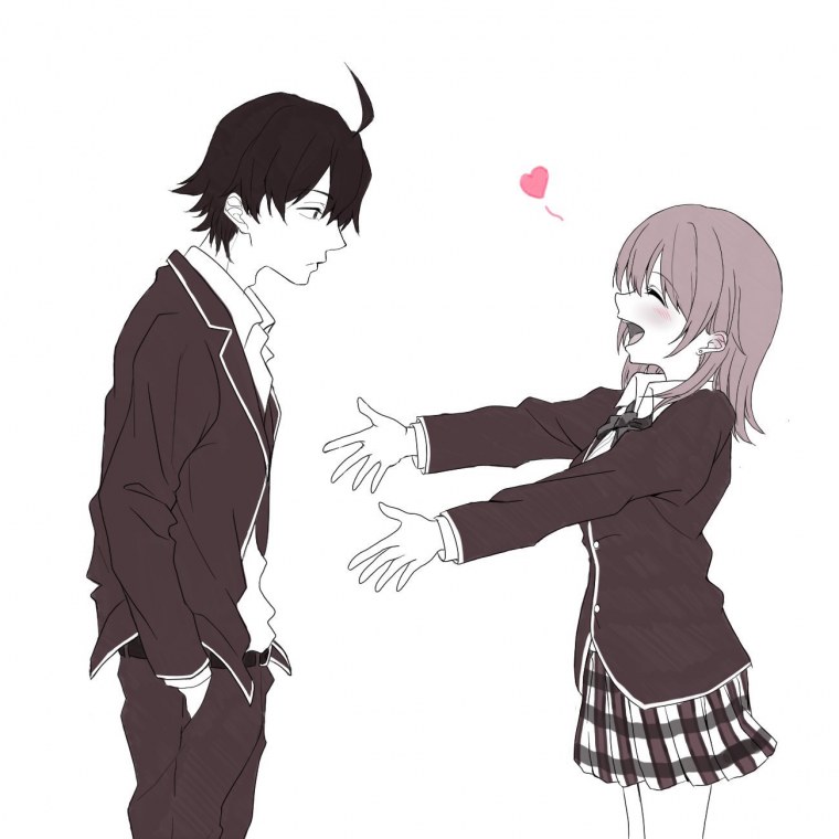 Милые пикчи про любовь аниме с текстом