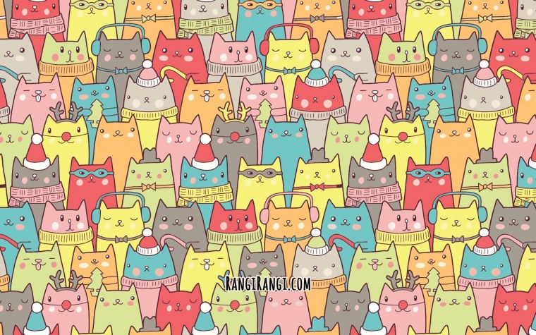 Белый котенок арт