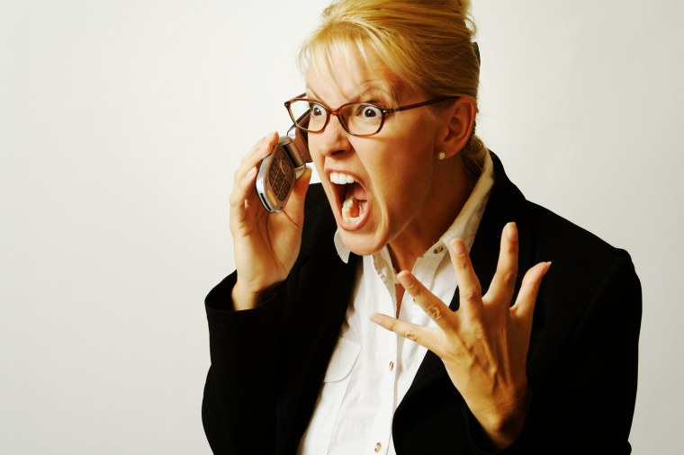 Строгая женщина начальник