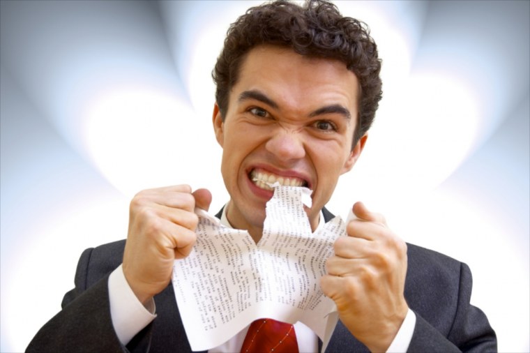 Раздраженный мужчина