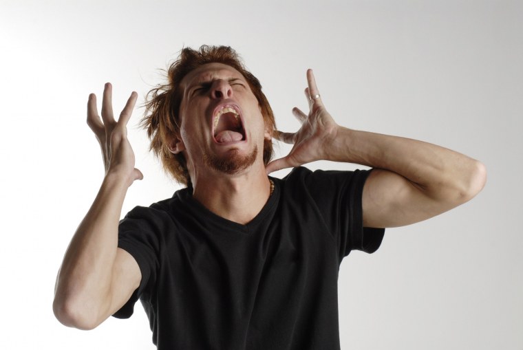 Орущий человек