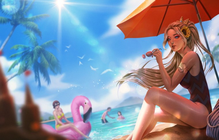 Ян Джамилович а море