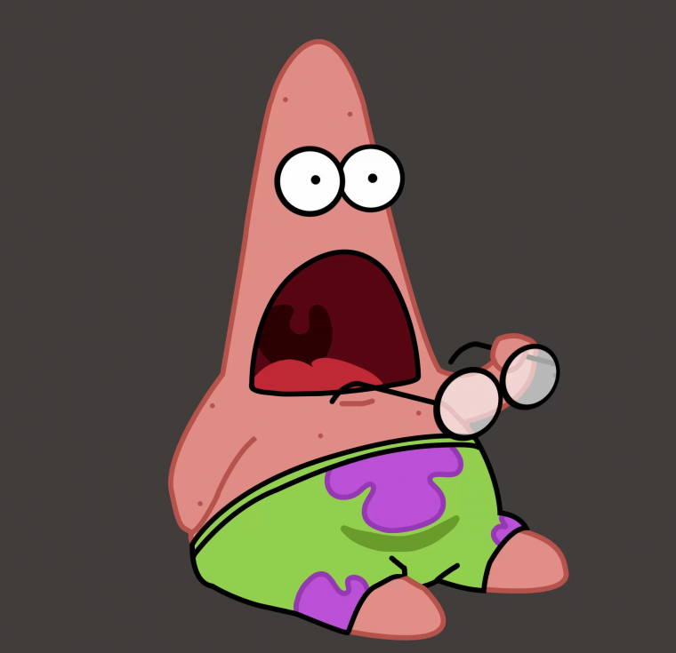 Патрик Стар злой