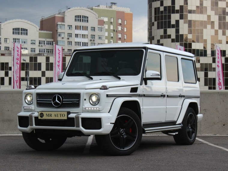Мерседес-Бенц g 63 AMG белый