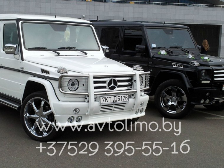 Черный и белый Гелендваген