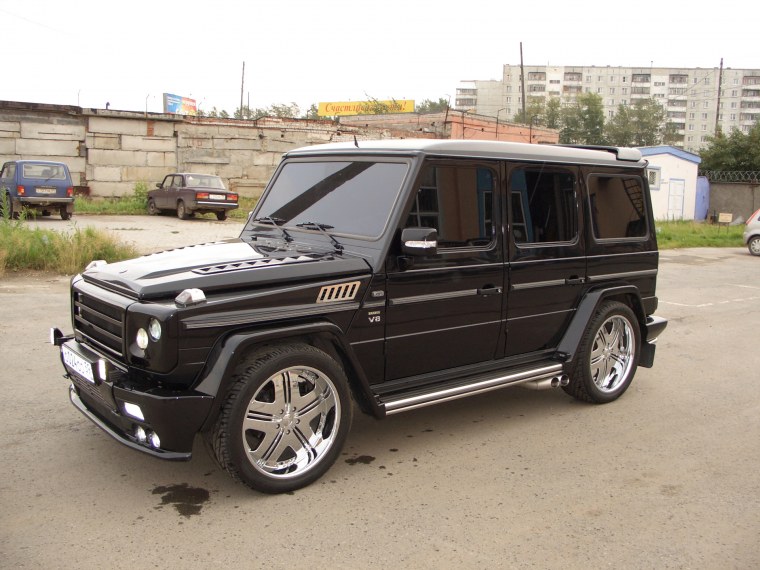 Мерс тонированный Гелик