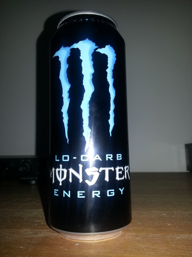 Энергетик Монстер Энерджи голубой