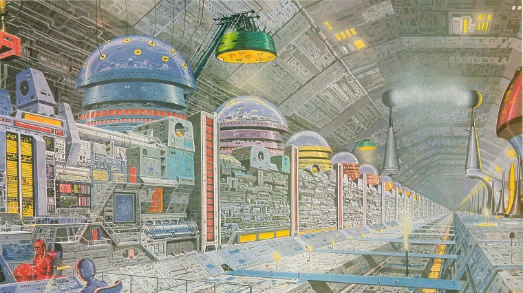 Наряд в стиле ретро футуризм арт