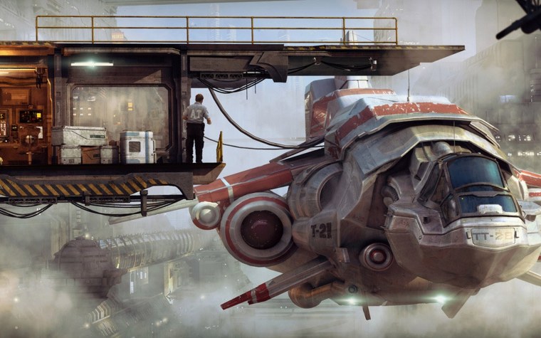 Звездолет ретрофутуризм