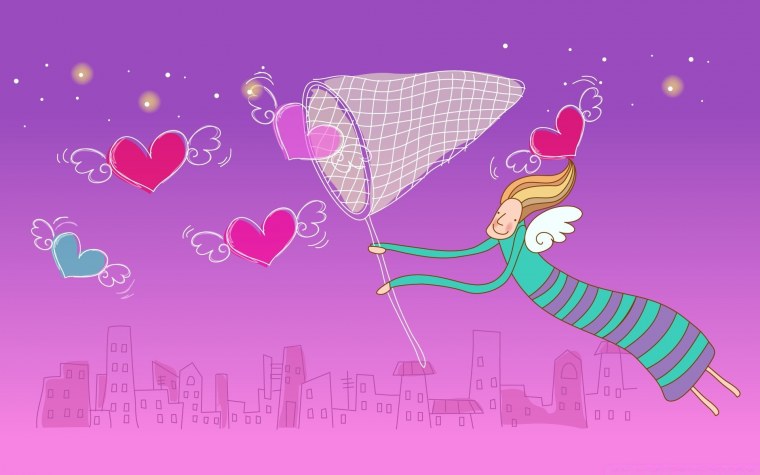 Романтический фон