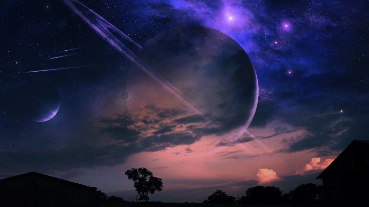 Красивое ночное небо