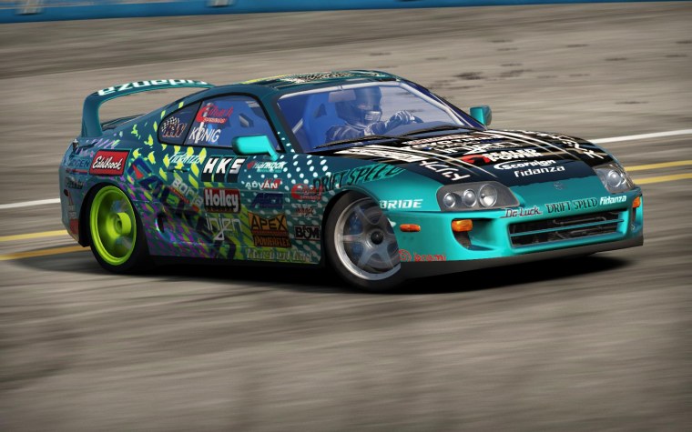 Тойота Супра дрифт