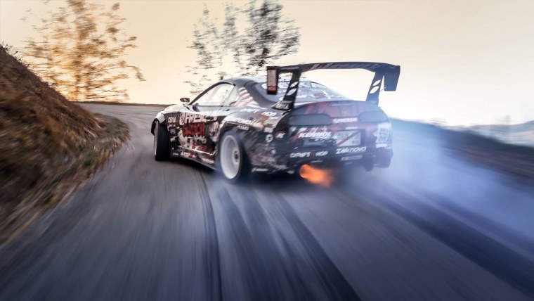 Тойота Супра дрифт