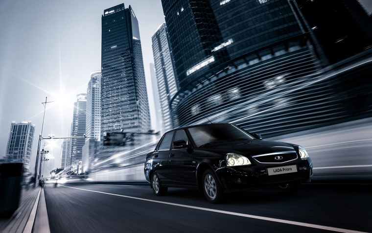 Лада Приора 2 седан черная