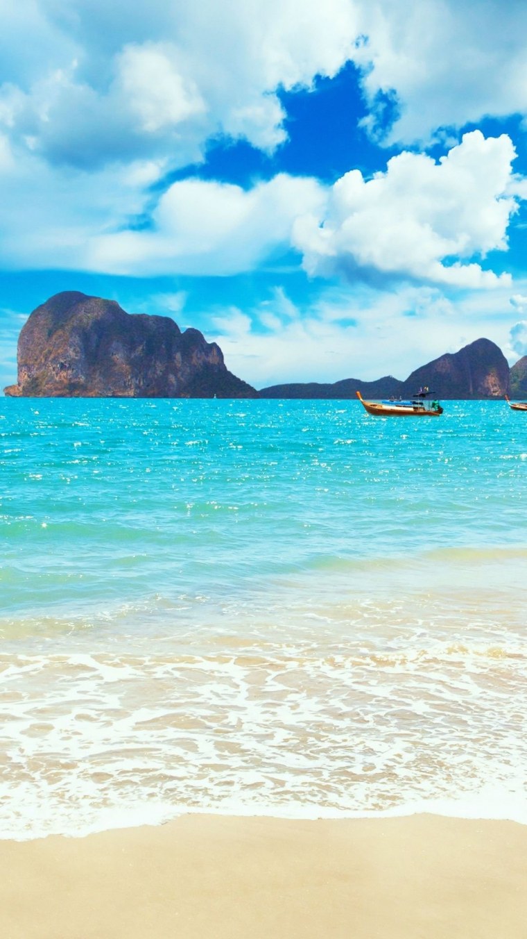 Море пляж на айфон