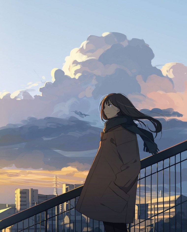 Аниме девочка в слезах