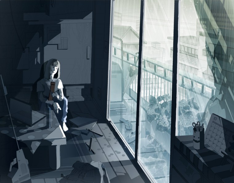 Аниме Эстетика депрессия