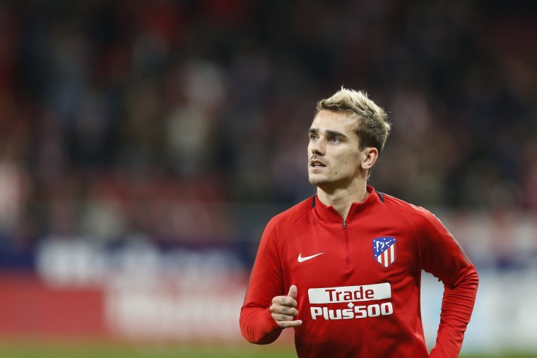 Антуан Гризманн длинные волосы обои