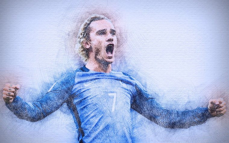 Гризманн футболист арт