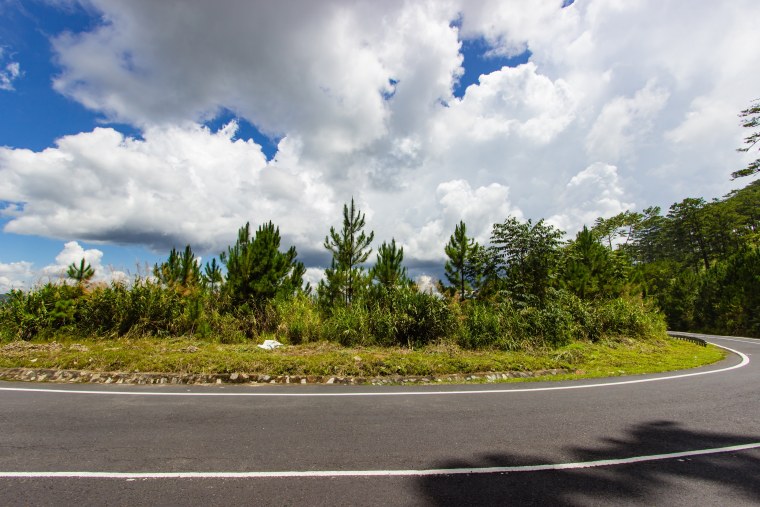 Дорога вид сбоку