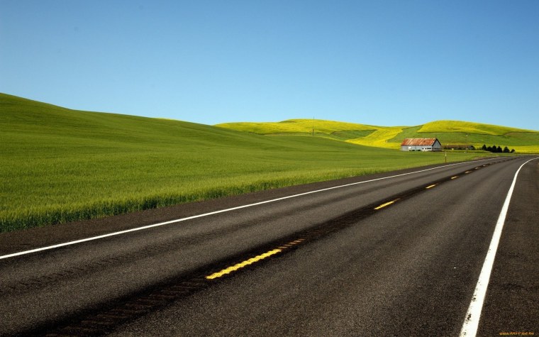 Дорога вид с боку