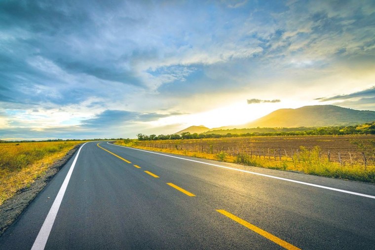 Дорога горизонтально