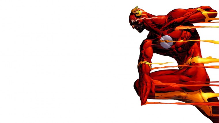 Герой флеш на белом фоне