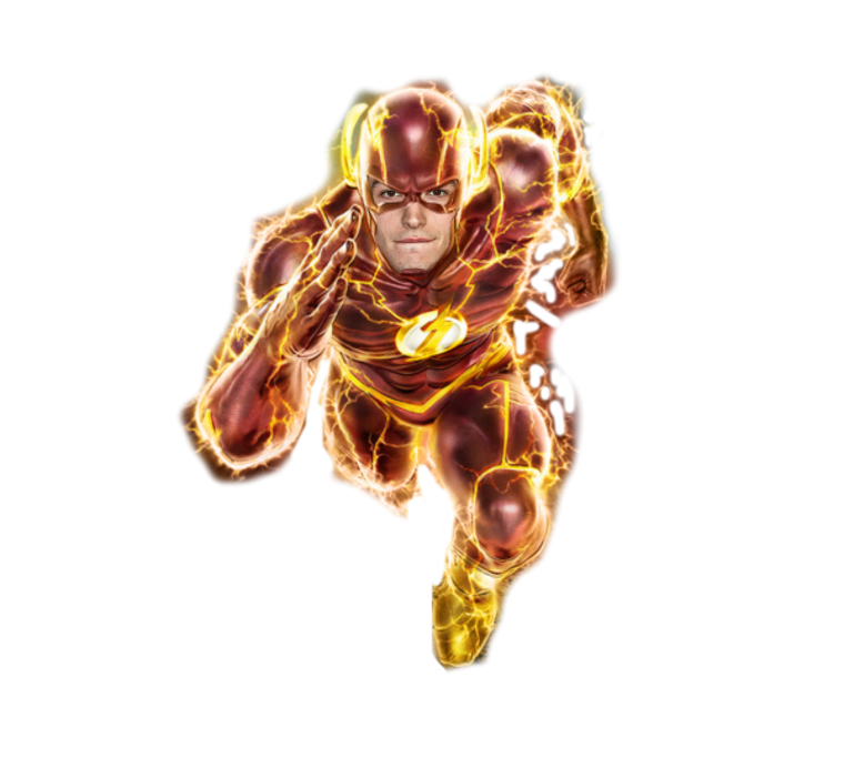 Флэш на прозрачном фоне