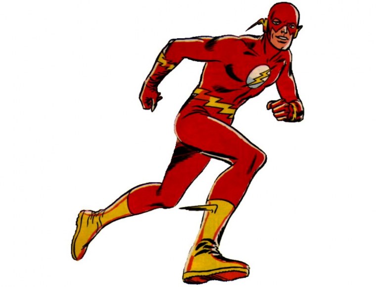 Супергерой бежит