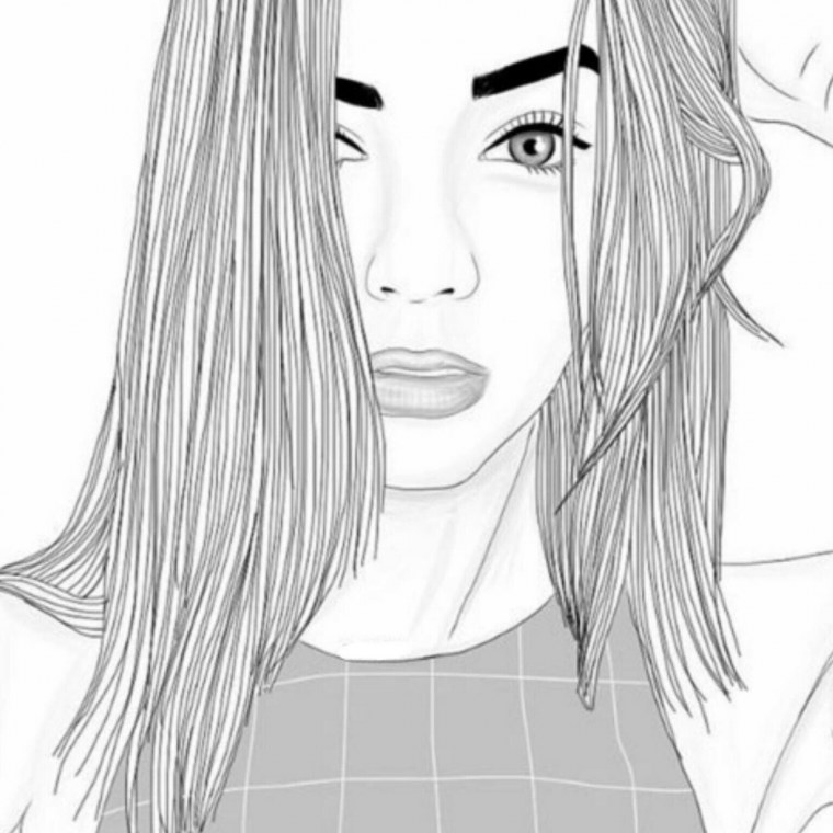 Раскраски девочки подростки