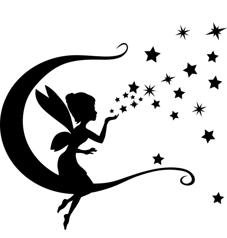 Силуэты фей и эльфов