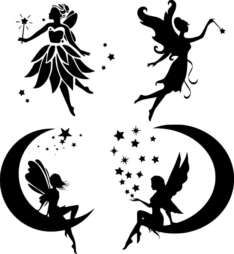 Трафареты Фея