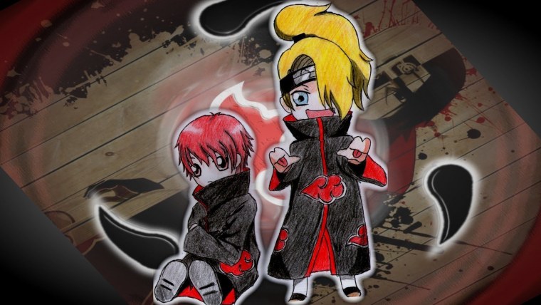 Дейдара и Наруто любовь