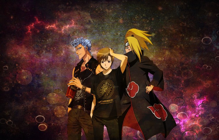 Фон Акацуки с Дейдара