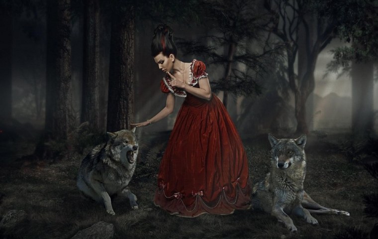 Девушка Луна и волк
