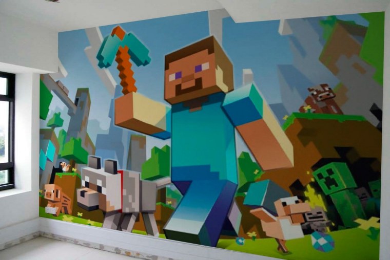 Интерьер в стиле майнкрафт