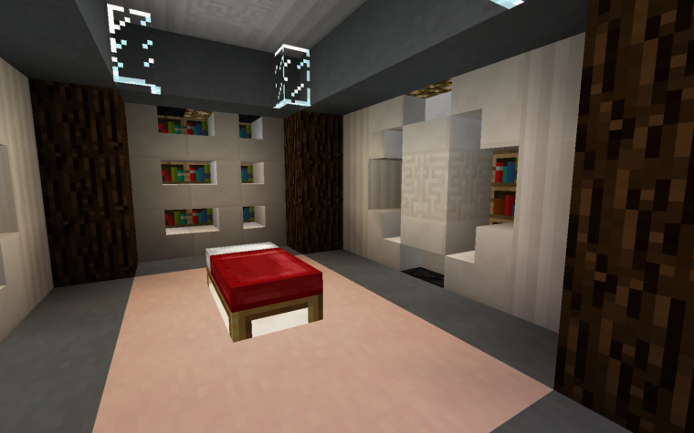 Комната в стиле майнкрафт