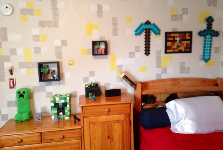 Комната в стиле МАЙНКРАФТА