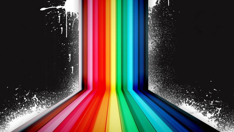 Разноцветные лучи