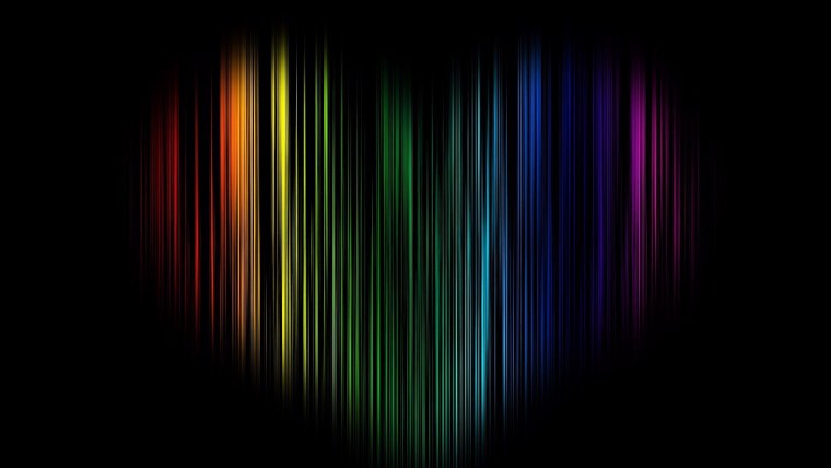 Цветное на черном фоне