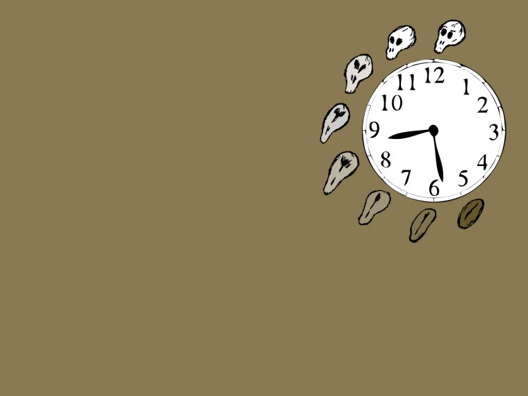 Аналоговые часы на экран