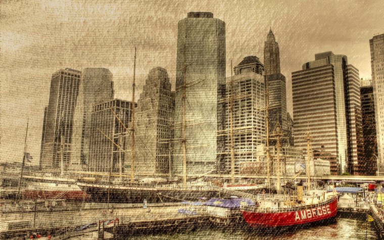 Нью-Йорк улицы 1920